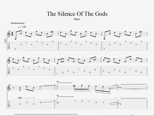 The Silence Of The Gods TAB