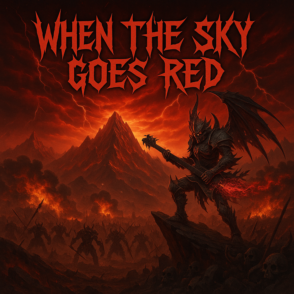 When The Sky Goes Red - Backing Track