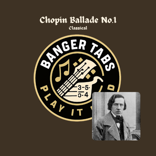 Chopin Ballade No.1 Tabs - Classical Guitar